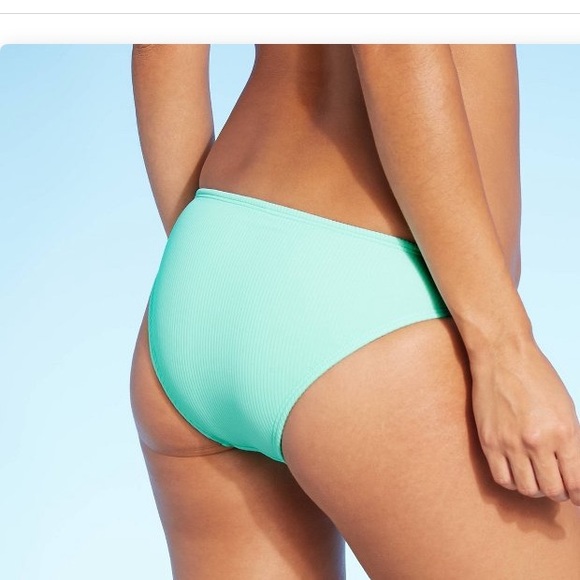 Ribbed Cheeky Bikini Bottom - Picture 4 of 4